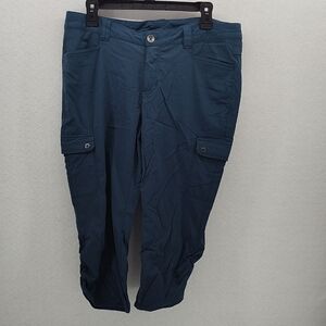 Eddie Bauer Women's Teal Capris A